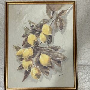 Studio McGee lemon wall art 16x20